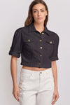 Rolled sleeve short sleeved top - Jacket BAKARI