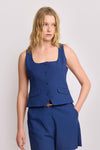Top con scollo squadrato - Gilet MIEZE Kocca