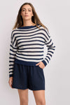 Maglia a maniche lunghe a righe - Maglia M/L MERYKATE Kocca
