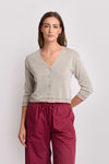 Maglia cardigan con costine colorate - Maglia M/L FANON Kocca