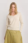 Chic monocolour V neck sweater - Sweater  NARCISTE