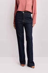 Pantaloni denim modello flare - Pantalone Denim CALINDIR Kocca