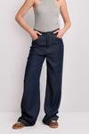 Pantaloni jeans wide leg - Pantalone ARNAUD Kocca