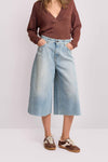 Pantaloni in denim con fondo sagomato - Short Denim LEDO Kocca