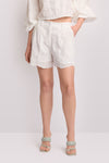 Pantaloni corti in cotone con vita alta - Short MICHELINA Kocca
