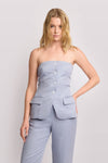 Top bustier sartoriale - Top DUNDA Kocca