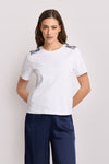 T-shirt con applicazioni gioiello - T-Shirt M/M MARIACRISTINA Kocca