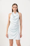 Vestido corto satinado - Vestido SYMONX