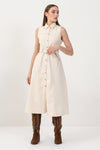 Stylish mid calf coat dress - Dress VINARRX