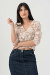 Maglia in pizzo ricamato - Blusa BLUSAX Kocca