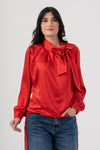 Blusa elegante con fiocco al collo - BLUSA CUORIX Kocca