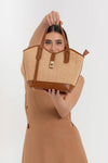Tote Bag Elegante con Manici - Borsa RAFFIAX