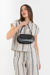 Borsa baguette elegante con tracolla - Borsa OVALX