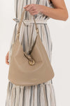 Borsa hobo con dettaglio anello - Borsa MONACAX