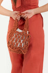 Bolso de mano de macramé - Bolso REZZAX