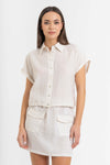 Camicia over a maniche corte - Camicia CATHRINEX