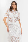 Camicia cropped pizzo - Camicia LATHINX