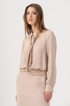 Blusa elegante con cravatta - CAMICIA AWRISX Kocca