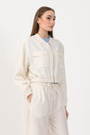 Chaqueta bomber de lino - Chaqueta TERESSX