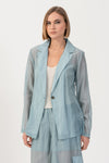 Blazer de tejido semitransparente - Chaqueta TALASSAX