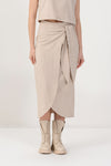 Chic wraparound tied skirt - Skirt AMLYNNX