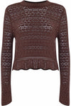 Maglia crop con lavorazione a traforo - Maglia CLARENCEX Kocca