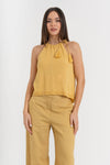 Top in maglia con scollo all'americana - TOP IN MAGLIA  KANLOVEX