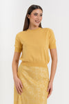 Maglia a maniche corte in maglia rasata - MAGLIA M/M KANZARIX