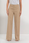 Pantalón de tiro alto con raya diplomática y pernera ancha - Pantalones GABRYX