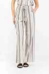 Pantaloni a palazzo fantasia a righe - Pantalone Fashion JAPUARIX
