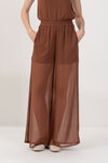 Pantaloni ampi see-through - PANTALONE FASHION HAMANX