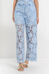Pantalon coupe droite effet transparent - Pantalon KEDSAX
