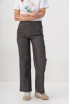 Pantaloni wide leg a vita alta - Pantaloni KURIX Kocca