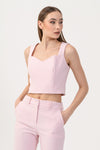Top cropped estructurado - Top STECCOX-E