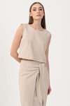 Top girocollo stile minimal - TOP AULINNX