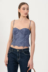Top bustier in pizzo - TOP SUSANNEX