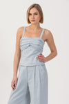 Top con arricciatura - TOP YURIX