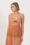 Party ready slim strapped top - Top KATHYCROX