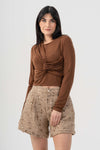 Maglia con nodo centrale - T-shirt CROSSX Kocca